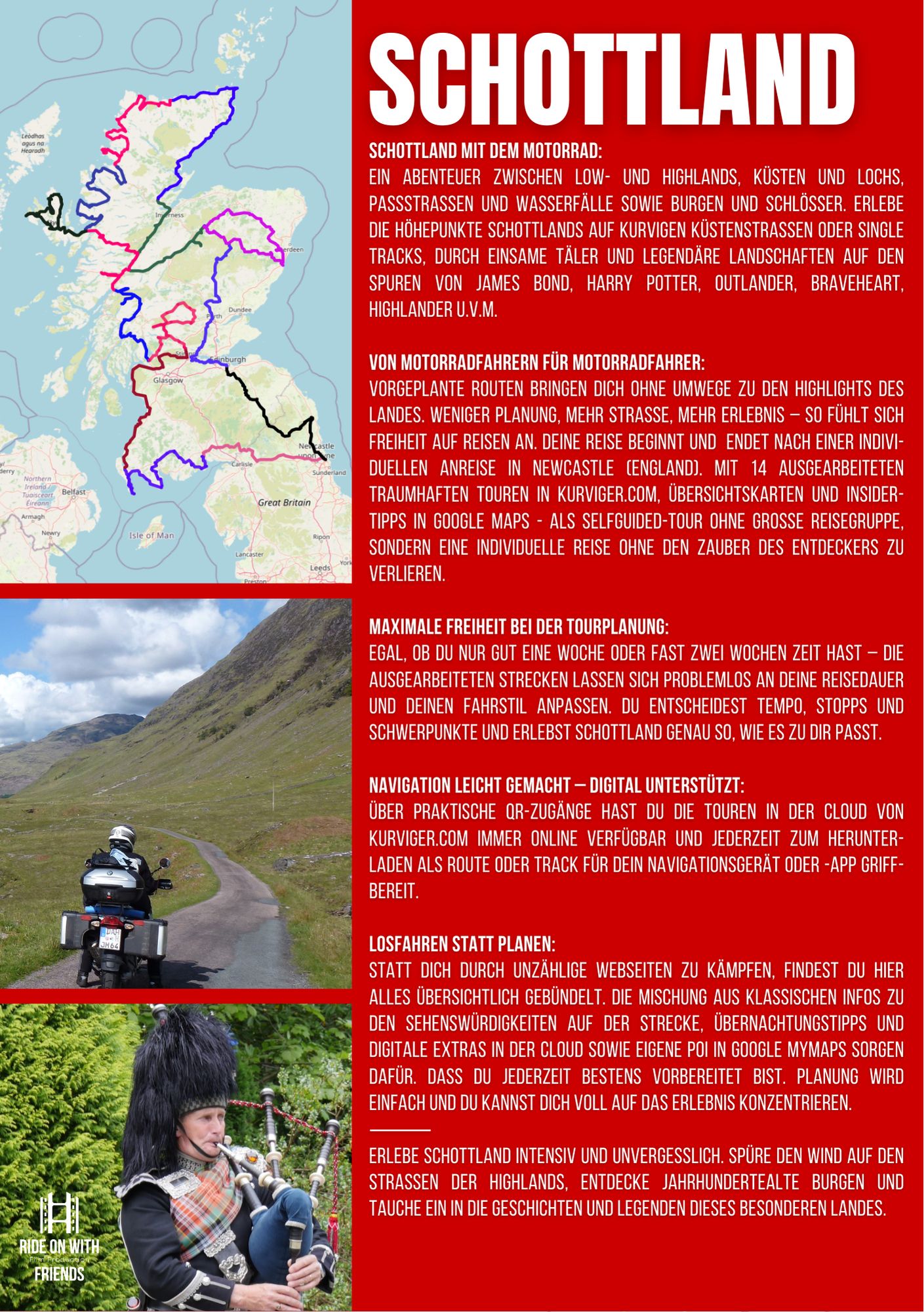 Tourenpaket Schottland