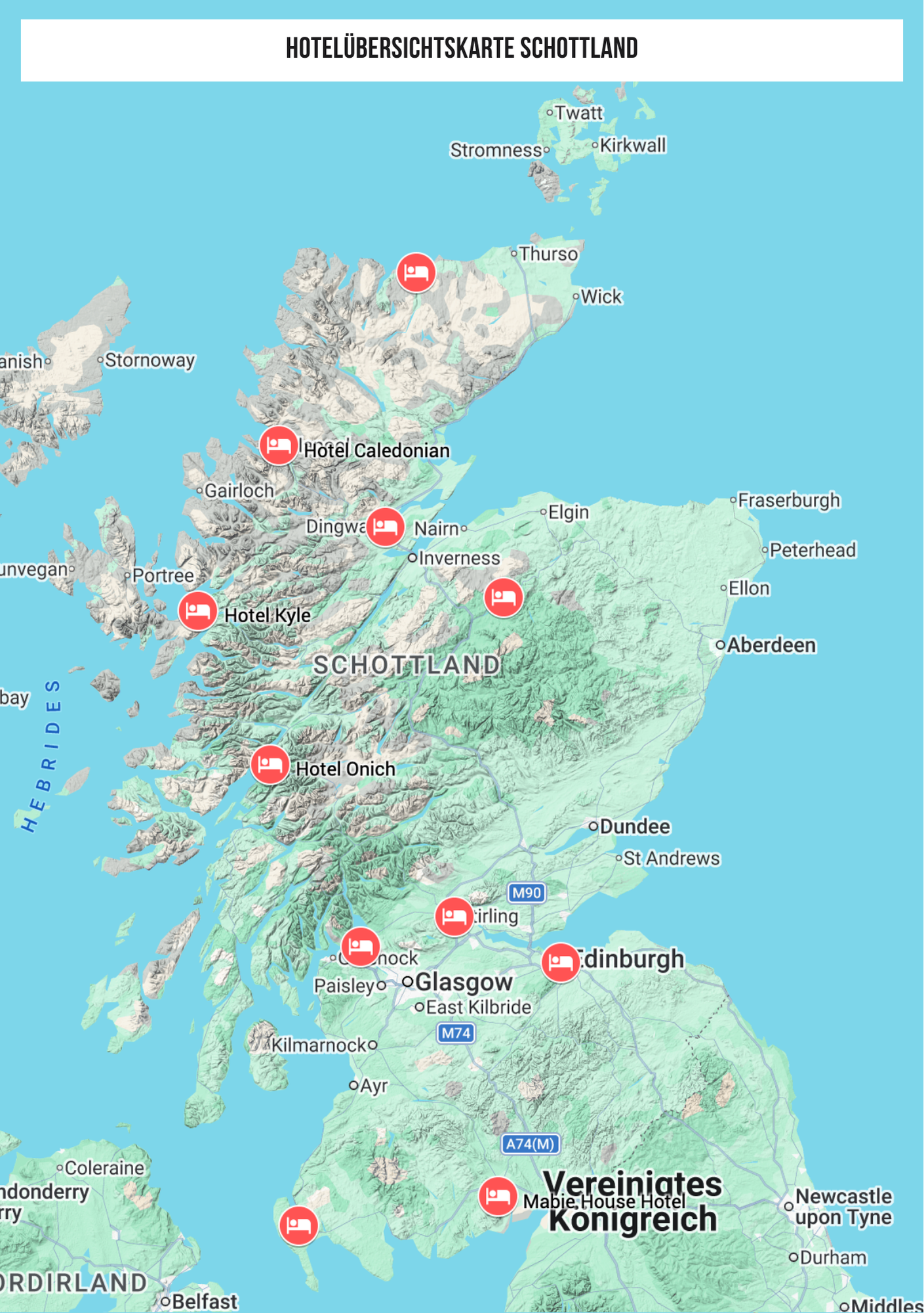 Tourenpaket Schottland