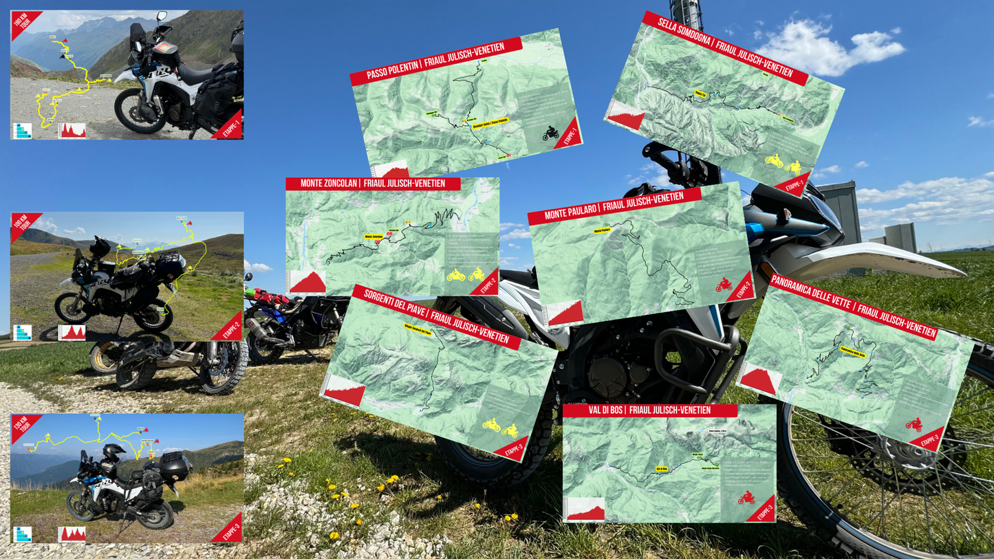 Enduro Hiking Tour Package in Friuli
