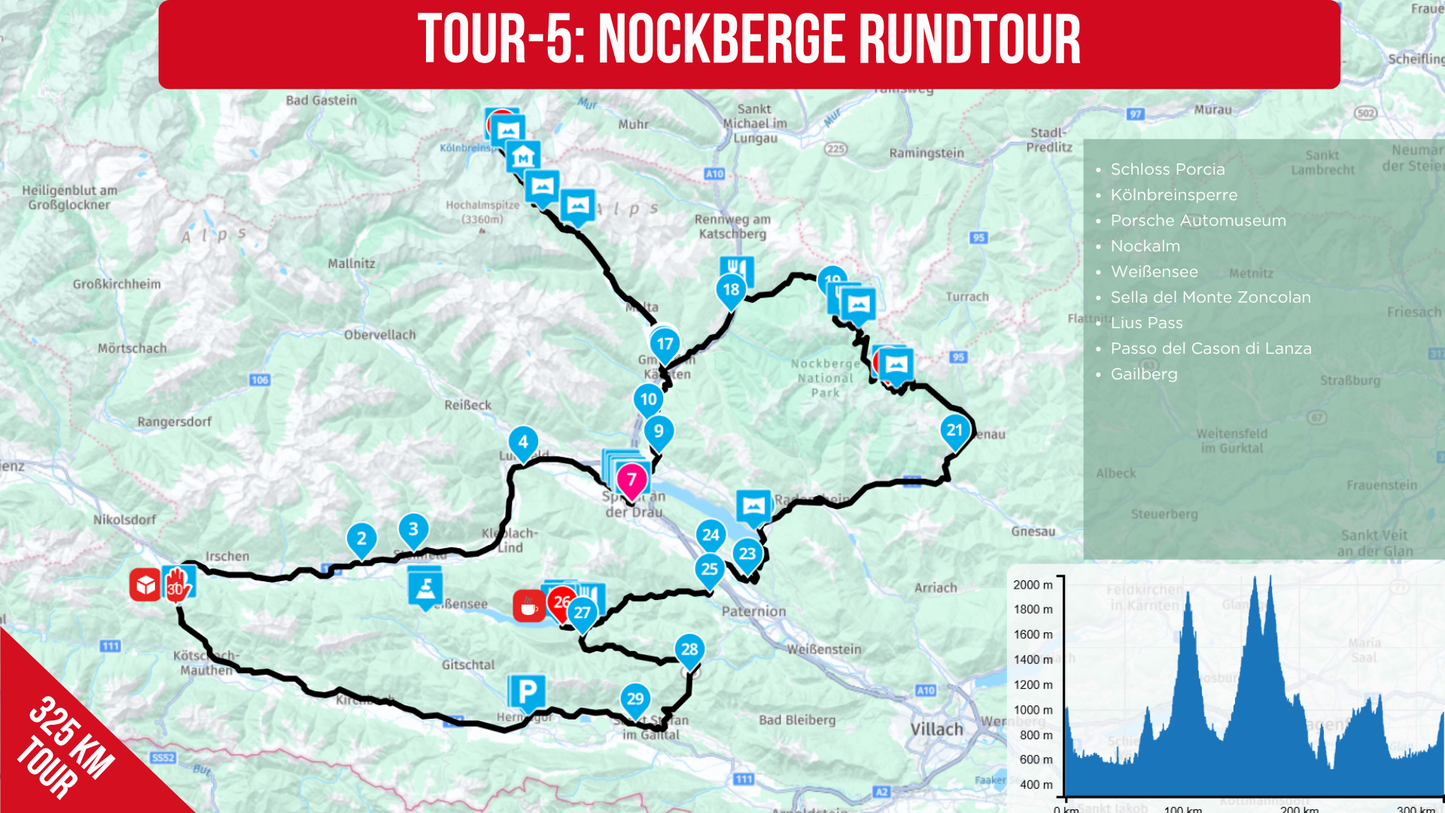 Dreiländereck AT-SLO-IT Motorrad-Rundreisen (GPX Routen und Tracks)