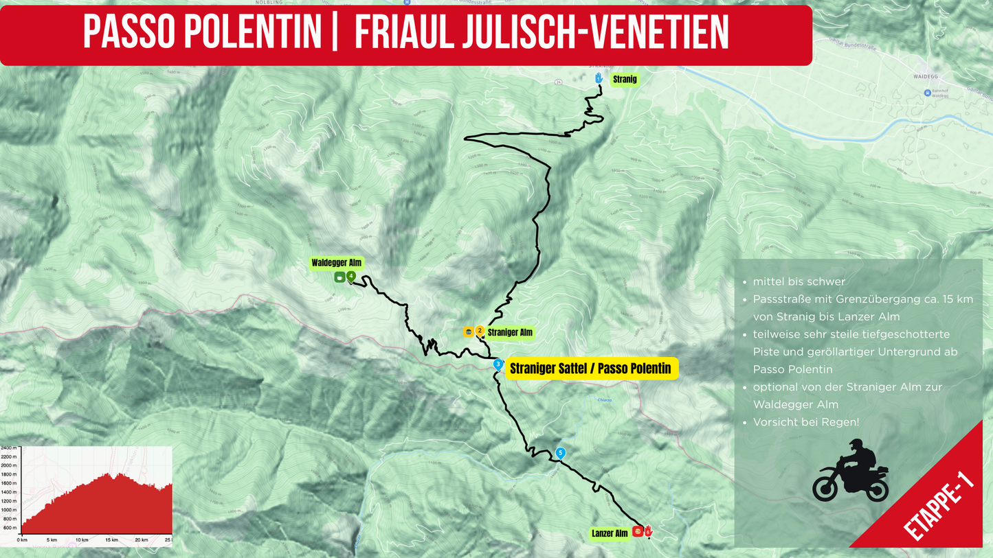 Enduro Hiking Tour Package in Friuli