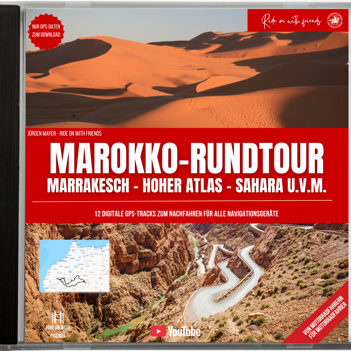 Marokko Rundtour (GPX-Tracks)